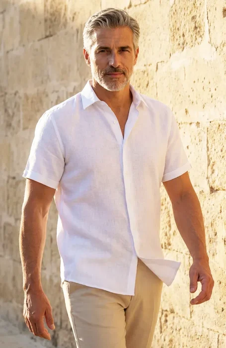 Men's Italian Linen Shirts for Beach Weddings | Wedding Tropics