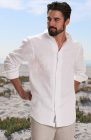 Balos- Bone With Natural Embroidery, Natural Pants