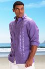 Lucas- Regency with Lighter Shade Embroidery Color, White Pants