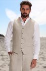 Monaco Vest in Natural