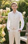 Monaco Vest in Natural White Shirt