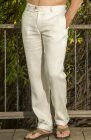 Men's Verona Linen Pant in Light Sand