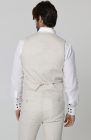Monaco Vest in Natural, White Bradford, Natural Verona Linen Pants