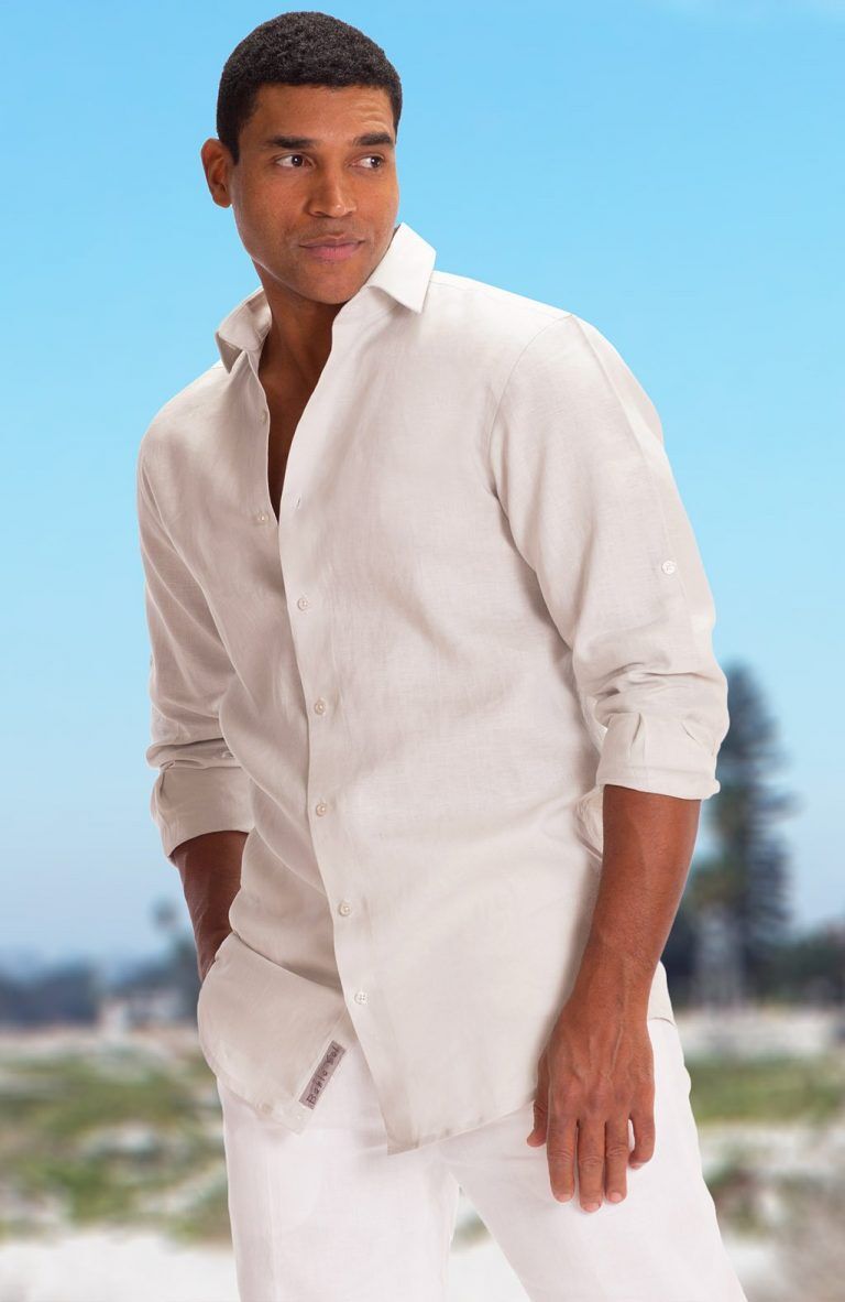 Bradford Wedding Shirt, White Pant