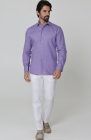 Wedding Shirt in Regency & Verona Italian Linen Pants in White