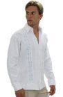 The Durban, Men's 100% Linen Guayabera Shirt with Natural Verona Pants