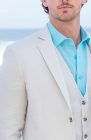 Light Sand Suit, Vest. Bradford Pool Shirt