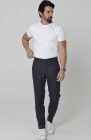 Verona Linen Pants in Dark Gray /Charcoal