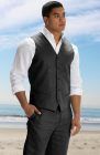 Monaco Vest in Charcoal and Charcoal Verona Pants
