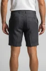 Vilano Charcoal Gray Linen Shorts