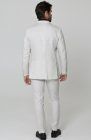 Natural Monte Carlo Linen Suit Jacket, w/ Natural Verona Pants and Bradford Shirt