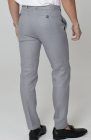 Men's Verona Linen Pants in Steel Gray