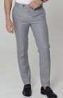 Men's Verona Linen Pants in Steel Gray