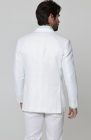 White Monte Carlo Suit with White Verona Pants and Bradford Italian Shirt in Spa
