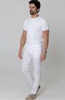Men's Verona Linen Pants in White