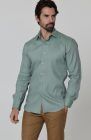 Beckford Relaxed Fit Linen Shirts Hunter Green with Men's Velero Summer Linen Pants in Mocha