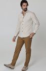 Beckford Italian Linen Shirt in Natural