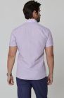 Violet Linen Beckford Shirt w/ Soft Navy Velero Linen Drawstring Pants