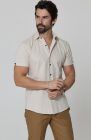 Beckford Italian Linen Shirt in Natural
