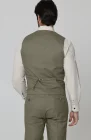 Monaco Vest in Olive, Olive Verona and Natural Beckford Shirt
