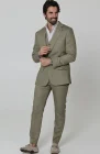 Monte Carlo in Olive with Olive Verona Pants Olive Monaco Vest, and Natural Beckford Shirt