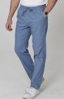 Velero Italian Linen Drawstring Pants in Heritage Blue