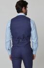 Monaco Men’s Linen Summer Vest Soft Navy with Verona Italian Linen Pants in Soft Navy