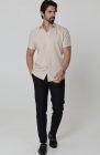 Beckford Linen Wedding Shirt in Ecru, with Black Linen Verona Pants